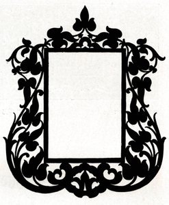 Návrh na rám obrazu s názvem Estetický, 1898 od Unbekannt