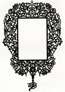 Návrh na rám obrazu s názvem Armiger, 1898. od Unbekannt