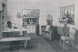 Jídelna a obývací pokoj, 1942. od Unbekannt
