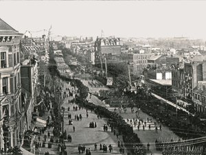 Slavnostní den v americkém hlavním městě Washingtonu DC, USA, 1895. od Unbekannt