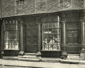 Skvělý obchod v Artillery Row, Houndsditch, Londýn, z druhé poloviny osmnáctého století, od Unbekannt