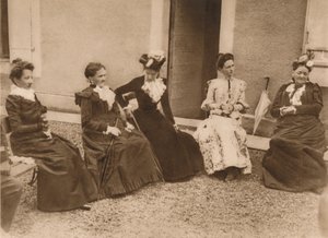 Skupina mluvících žen, 1937 od Unbekannt