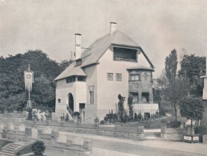 Dům navržený Hansem Christiansenem, c1901 1901-1902 od Unbekannt