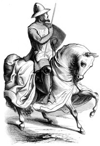 Rytíř francouzského krále Ludvíka VI., 14. století 1849 od Unbekannt