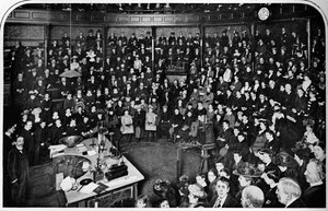 Přednáška v Royal Institution, Londýn, c1903 1903 od Unbekannt