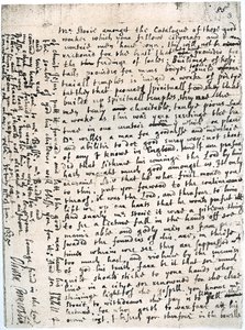 Dopis panu Storie od Olivera Cromwella, St Ives, 11. ledna, 1635-1636, 1899 od Unbekannt