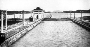 Zdymadlo na Panamském průplavu, Panama, 1926 od Unbekannt