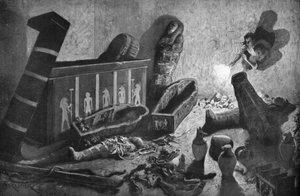 Vyrabovaná egyptská hrobka, 1933-1934 od Unbekannt