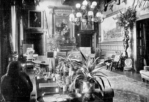 Salon, Sandringham House, Norfolk, 1910 od Unbekannt