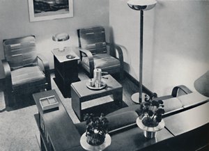 Část obývacího pokoje, 1936 od Unbekannt