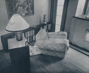 Malý pokoj navržený a zařízený Michaelem Dawnem, Bedford, Anglie, 1935 od Unbekannt