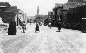 Ulice v Bagdádu, Mezopotámie, WWI, 1918 od Unbekannt