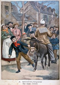 Tradiční zvyk, Montluçon, Francie, 1900 od Unbekannt