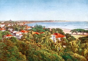 Pohled z Ridge, Bombay, Indie, začátek 20. století od Unbekannt