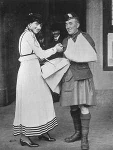 Incident válečné charitativní vlajky, 1915 od Unbekannt