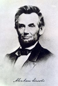 Abraham Lincoln, prezident USA, c1865 od Unbekannt