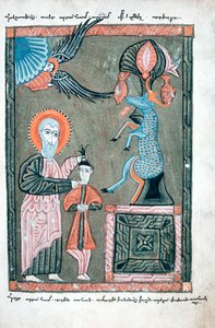 Abraham se připravuje obětovat Izáka, 1587 od Unbekannt
