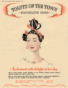 Ve své době oslavován s potěšením, Toasts of the Town - Emmeline 1840, 1940 od Unbekannt