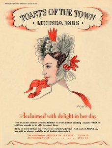 Ve své době oslavován s potěšením, Toasts of the Town - Lucinda 1835, 1940 od Unbekannt