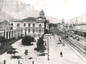Adderley Street, s Commercial Exchange a Standard Bank, Kapské Město, Jižní Afrika, 1895. od Unbekannt