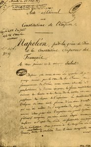 Dodatečný akt k ústavám Říše, 22. dubna 1815, 1921. od Unbekannt