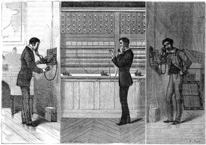 Telefonní systém Ader, 1881 od Unbekannt