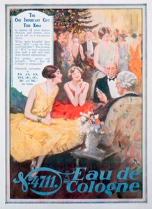 Reklama na 4711 Eau de Cologne, 1928 od Unbekannt
