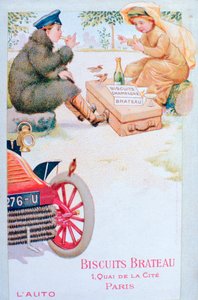 Reklama na Biscuits Brateau, c1900 od Unbekannt