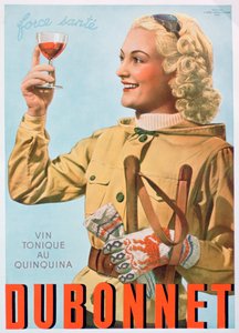 Reklama na tonikové víno Dubonnet, 1938 od Unbekannt