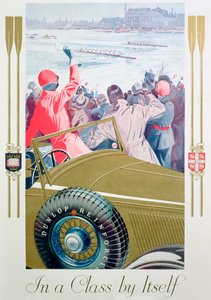 Reklama na pneumatiky Dunlop, 1932 od Unbekannt