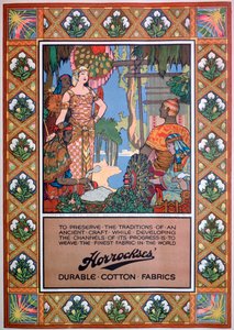 Reklama na látky Horrockses, 1920 od Unbekannt