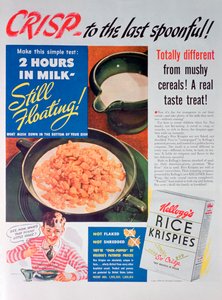 Reklama na Kelloggs Rice Krispies, 1939 od Unbekannt