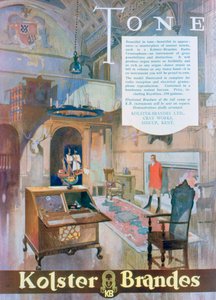Reklama na rozhlasové gramofony Kolster Brandes, 1930 od Unbekannt