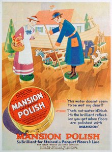 Reklama na Antiseptikum na podlahy Mansion, 1933 od Unbekannt