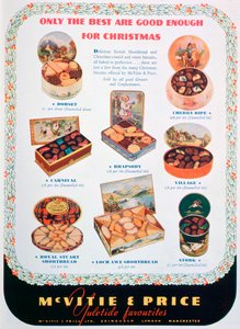 Reklama na sušenky McVitie and Price, 1938 od Unbekannt