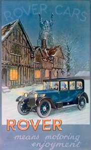 Reklama na Rover Cars, 1927 od Unbekannt