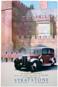 Reklama pro prodejce automobilů Stratstone, 1935 od Unbekannt