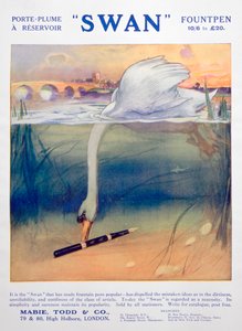 Reklama na plnicí pera Swan, c1906 od Unbekannt