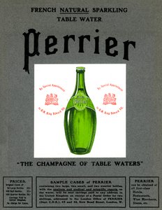 Reklama na vodu Perrier, 1905 od Unbekannt