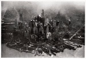 Letecký pohled na Manhattan, New York City, USA, ze Zeppelinu, 1928 1933 od Unbekannt