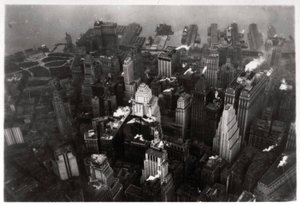 Letecký pohled na Manhattan, New York City, USA, ze Zeppelinu, 1928 1933 od Unbekannt