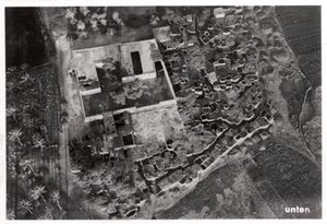 Letecký pohled na vesnici, Egypt, 1931 1933 od Unbekannt