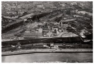 Letecký pohled na Kreml, Moskva, SSSR, ze Zeppelinu, 1930 1933 od Unbekannt