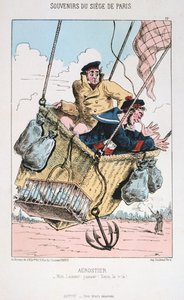 Aerostier, obléhání Paříže, 1870-1871 od Unbekannt