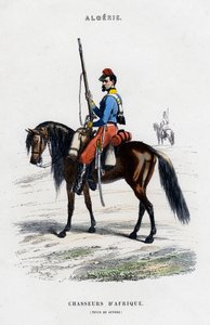 Africký lehký kůň, francouzská armáda v Alžírsku od Unbekannt