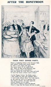 After the Honeymoon - Jejich první večeře, 1927 od Unbekannt