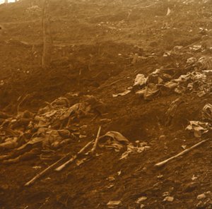 Po útoku, Les Éparges, severní Francie, 1915. od Unbekannt