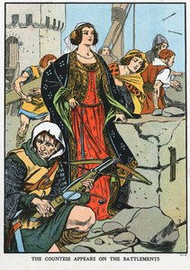 Agnes, hraběnka z Dunbaru 1312-1369, známá jako Černá Agnes, 1338 začátek 20. století od Unbekannt