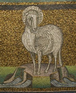 Agnus Dei, byzantský, originál z počátku 20. století ze 6. století. od Unbekannt