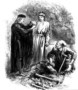 Běda, chudák Yoricku! Znal jsem ho, Horatio, c1850 od Unbekannt